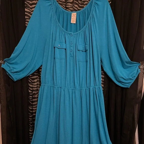 Faded Glory | Dresses | Plus Sized Long Sleeve Dress | Poshmark